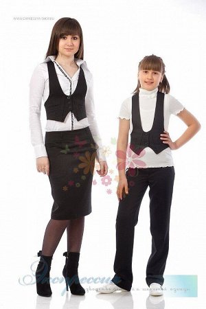 Школьный костюм двойка для девочки 200-12