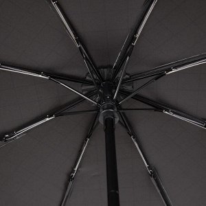 Зонт автоматический «Carbriet», ветроустойчивый, 3 сложения, 8 спиц, R = 48 см, цвет МИКС