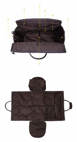 Sulus Уникальная многофункциональная  мужская сумка для спорта и отдыха из плотной натуральной кожи, с вместительным отделением закрытым на молнию. Полное раскрытие. Внутри много карманов и отделений.
