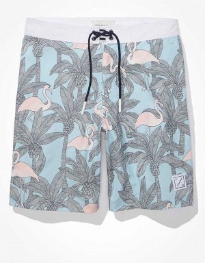 AE 10" Flamingo Print Classic Board Short