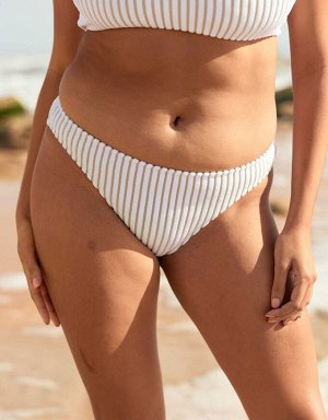 Aerie Terry Striped Bikini Bottom