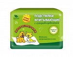Доброзверики подстилки впитывающие для животных с суперабсорбентом 60х40 см, 30 шт. &quot;Сухие лапки&quot;