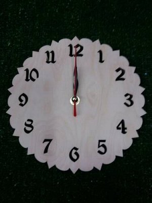 Часы деревянные настенные для росписи