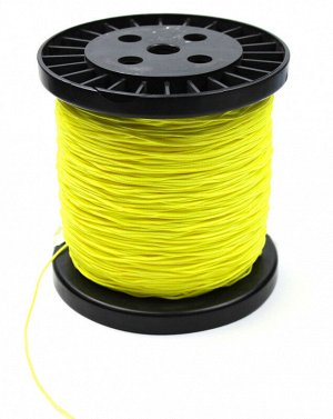 Плетеный шнур (1м, 2.0мм, 10 слоев, желтая, плетенка)