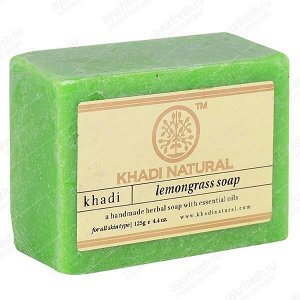 Khadi Lemongrass Soap / Кхади Мыло ""Лемонграсс"" 125г.