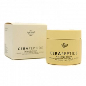 So Natural Cera Peptide Ceramide Cream Пептидный крем для зрелой кожи, 50 мл