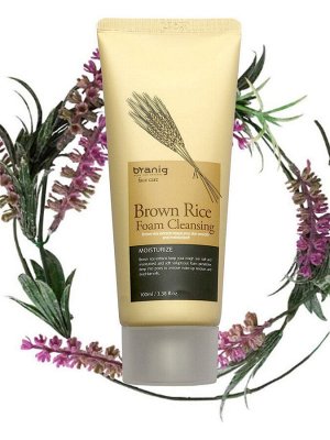 Byanig Brown Rice Foam Cleansing Deep Moisturize Пенка для умывания с экстрактом коричневого риса 100гр