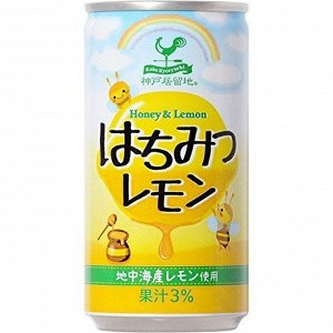 Газированный напиток с соком лимона и меда 185мл 1/30 (Япония)