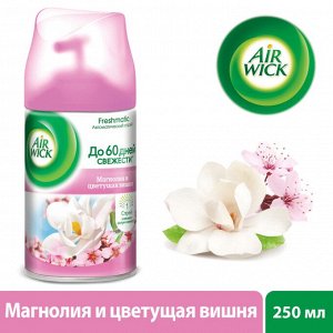 Освежитель воздуха (сменный баллон) AirWick "Розовая Магнолия и Цветущая Вишня" 250мл
