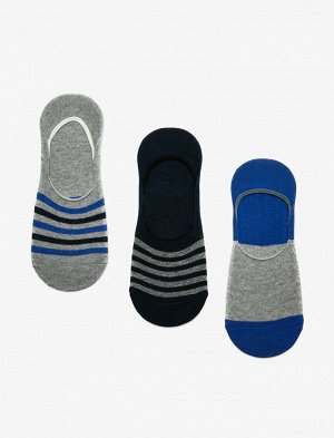 Комплект мужских носков-следков 3 пары