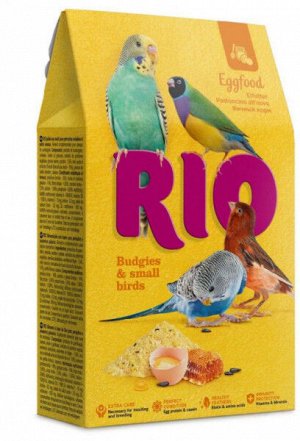 RIO Яичный корм для волнистых попугаев и других мелких птиц 250гр