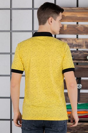 Футболка Модель: поло. Цвет: жёлтый. Комплектация: футболка. Состав: хлопок-100%. Бренд: SAMO. Фактура: принт.
