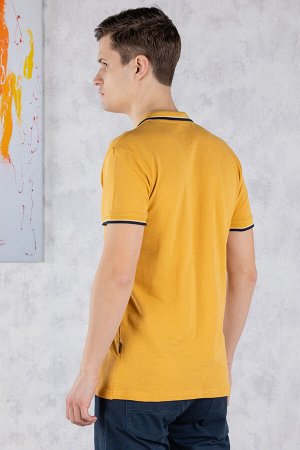 Футболка Модель: поло. Цвет: жёлтый. Комплектация: футболка. Состав: хлопок-100%. Бренд: Tricko. Фактура: однотонная.