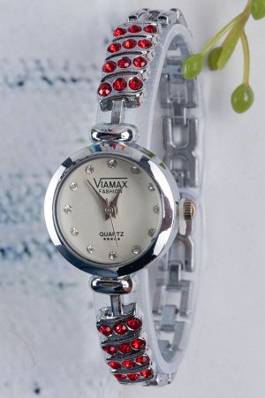 Часы Бренд: VIAMAX. Комплектация: часы. Диаметр циферблата, см: 2,2. Материал браслета: металл.