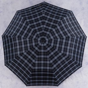 Зонт Модель: полуавтомат. Цвет: синий. Комплектация: зонт, чехол. Состав: полиэстер-100%. Бренд: M.N.S. Диаметр купола: 100. Фактура: клетка.