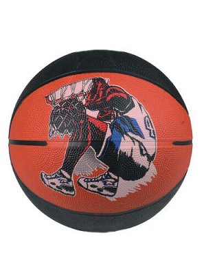 Мяч баскетбольный с рисунком (размер 7)