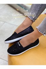 Женские тапочки 4038-1 черные