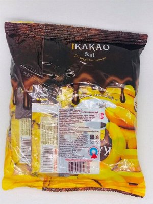Какао 3в1 «Фунтик» со вкусом банана 400г (20 пакетиков по 20г)