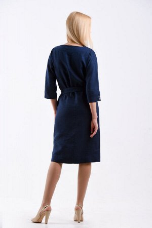 Платье "Донна"  модель 449 темно-синий