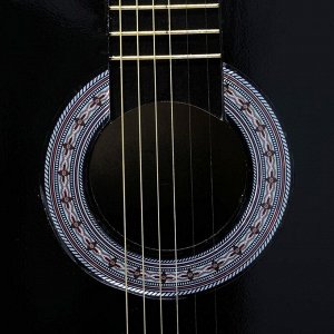 Набор для начинающего гитариста, чёрный: классическая гитара, чехол, струны