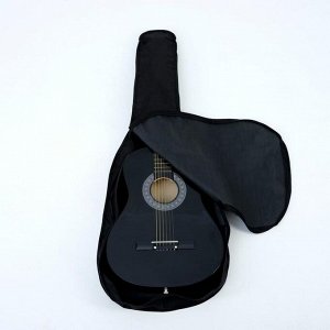 Набор для начинающего гитариста, чёрный: классическая гитара, чехол, струны