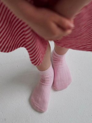 Носки десткие тонкие в рубчик