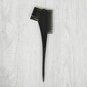 Расчёска для окрашивания, 20 ? 6 см, цвет чёрный