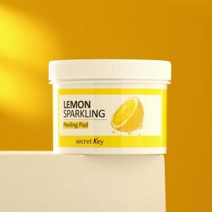 Пилинг-диски для лица Secret Key Lemon Sparkling с экстрактом лимона, 70 шт.