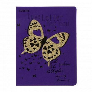 Дневник универсальный для 1-11 классов Golden Butterfly, твёрдая обложка, искусственная кожа, шелкография, тиснение фольгой, 48 листов