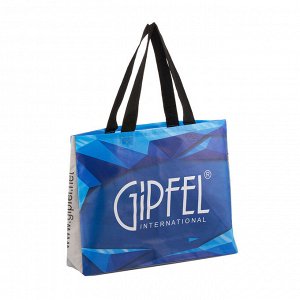0851 GIPFEL Тканевая сумка для покупок 50х40х12 см с вышивкой
