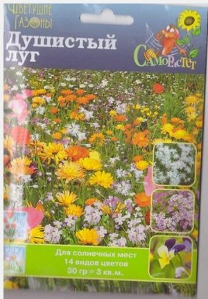 Газон Душистый луг цветущий (Код: 3823)