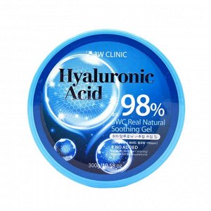 3W Универс. гель с гиалуроновой кислотой Hyaluronic Acid Natural Soothing Gel,300гр