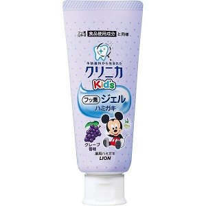 Детская зубная паста укрепляющая   "Lion Clinica Kid's gel" (гелевая, со вкусом ВИНОГРАДА) туба 60 г / 60