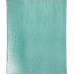 Тетрадь бумвинил, А5, 96 л., скоба, офсет №1, клетка, Мята Metallic, HATBER, 96Т5бвВ1