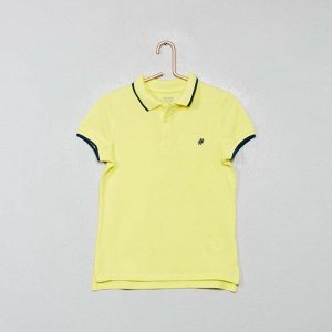 Рубашка-поло из хлопка пике Eco-conception - желтый