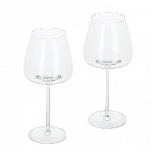 42216 GIPFEL Набор бокалов для красного вина BERGAMO 2шт., объем 540мл. Материал: хрустальное стекло