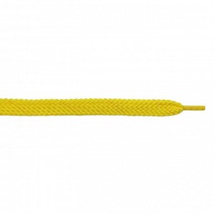 Шнурки кроссовочные дл. 100 см № 030 ДС жёлтые шир. 10 мм