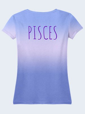 3D футболка Pisces zodiac