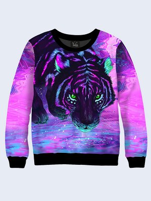 Свитшот Drinking neon tiger