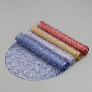 SPA-коврик для ванны на присосках Доляна «Пузырьки блестящие», 35x67 см, цвет МИКС