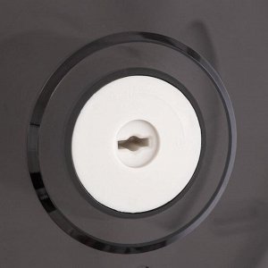Диспенсер для туалетной бумаги, втулка 6,5 см, цвет чёрный