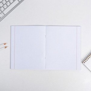 Тетрадь в клетку, предметная, 48 л.,на скрепке, А5 «ПЕРСОНАЖИ. Английский язык»