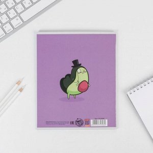 Тетрадь в клетку, предметная, 48 л.,на скрепке, А5 «ПЕРСОНАЖИ. Английский язык»