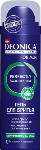 DEONICA® FOR MEN Гель для бритья "Для чувствительной кожи", 200мл