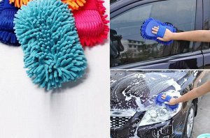 Универсальная Губка из микрофибры для мытья автомобиля