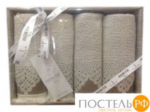 Салфетки "JACQUARD NATURALLE " (40*60 - 4 шт) КРЕМ - БЕЖЕВЫЙ (Maison Dor)