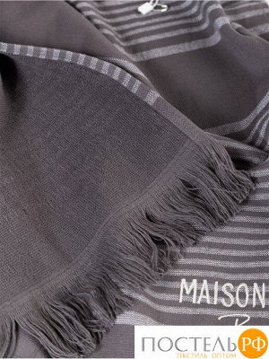 Полотенце для сауны "ПЕШТЕМАЛЬ" антрацит 85*150  (Maison Dor)