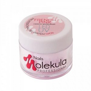 Гель для наращивания камуфляжный Gel French Pink Molekula, 30 гр.