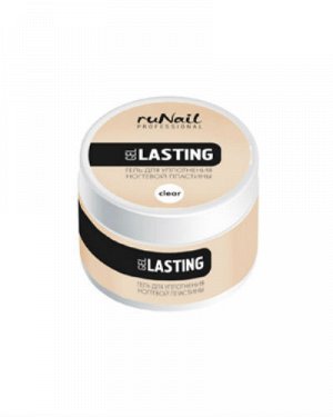 Гель для уплотнения ногтевой пластины Lasting gel прозрачный Ru Nail, 15 гр.