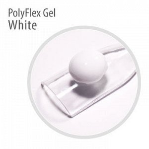 ПолиФлекс (акрилатик) гель белый PolyFlex Gel White PNB, 15 мл.